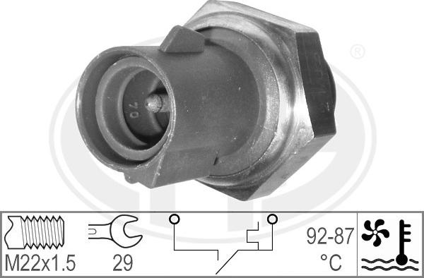 ERA 330182 - Termostato, ventola del radiatore / climatizzatore www.autoricambit.com