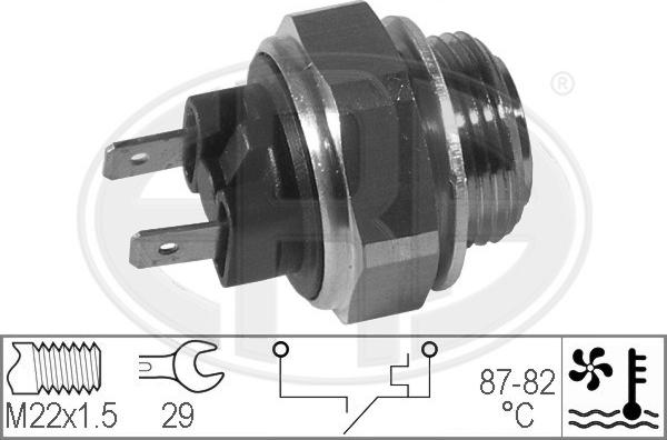 ERA 330170 - Termostato, ventola del radiatore / climatizzatore www.autoricambit.com