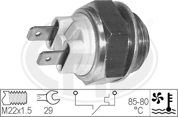 ERA 330171 - Termostato, ventola del radiatore / climatizzatore www.autoricambit.com