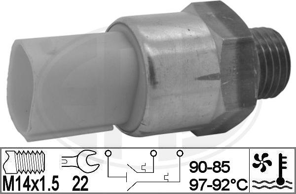 ERA 330835 - Termostato, ventola del radiatore / climatizzatore www.autoricambit.com