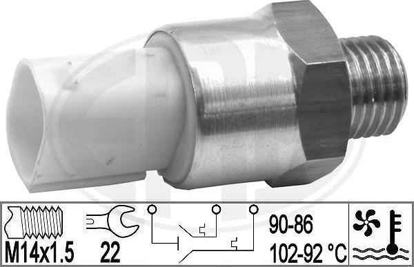 ERA 330836 - Termostato, ventola del radiatore / climatizzatore www.autoricambit.com