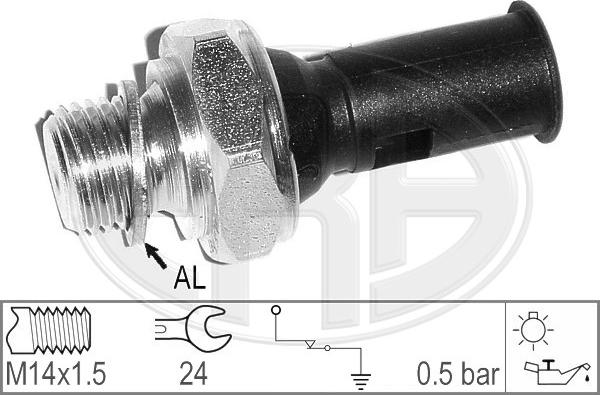 ERA 330351 - Sensore, Pressione olio www.autoricambit.com