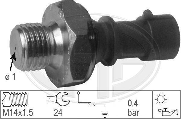 ERA 330365 - Sensore, Pressione olio www.autoricambit.com