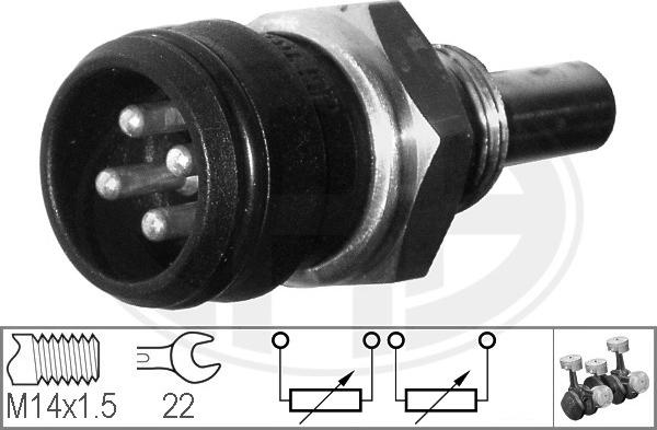 ERA 330334 - Sensore, Temperatura refrigerante www.autoricambit.com