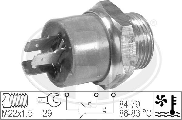 ERA 330267 - Termostato, ventola del radiatore / climatizzatore www.autoricambit.com