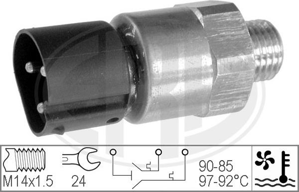 ERA 330208 - Termostato, ventola del radiatore / climatizzatore www.autoricambit.com