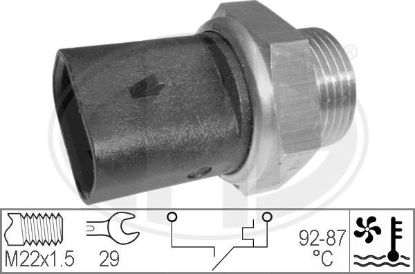 ERA 330273 - Termostato, ventola del radiatore / climatizzatore www.autoricambit.com