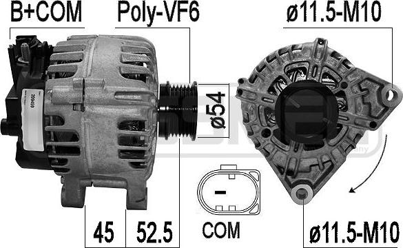 ERA 209459 - Alternatore www.autoricambit.com