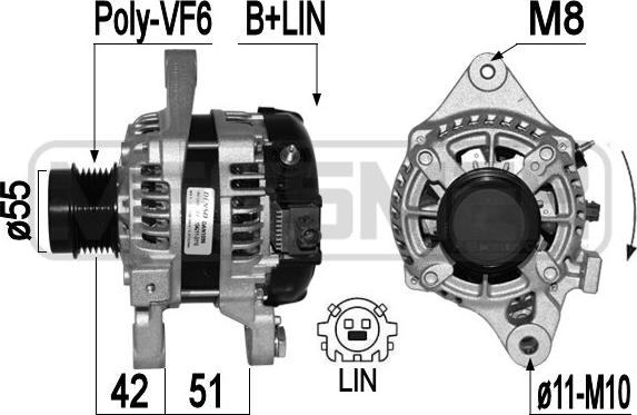 ERA 209451 - Alternatore www.autoricambit.com