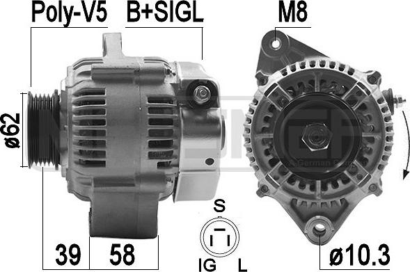 ERA 209485A - Alternatore www.autoricambit.com