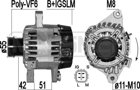 ERA 209435 - Alternatore www.autoricambit.com