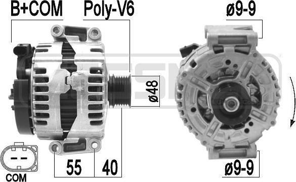 ERA 209471 - Alternatore www.autoricambit.com