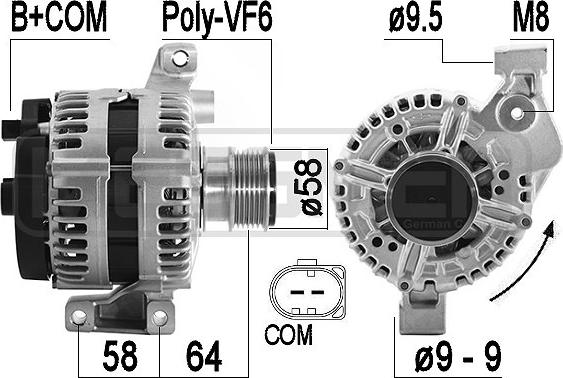 ERA 209590 - Alternatore www.autoricambit.com