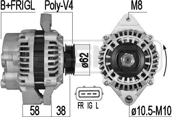 ERA 209540A - Alternatore www.autoricambit.com