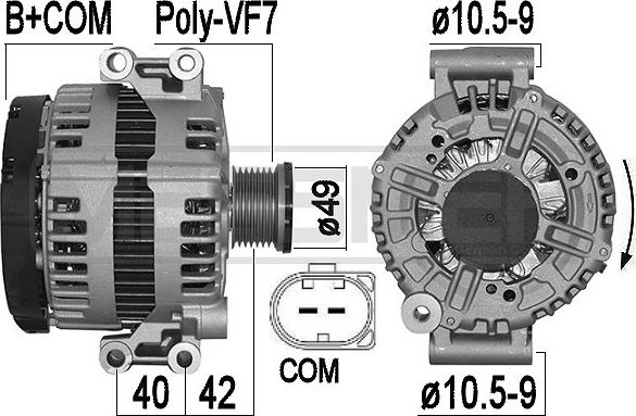 ERA 209560A - Alternatore www.autoricambit.com