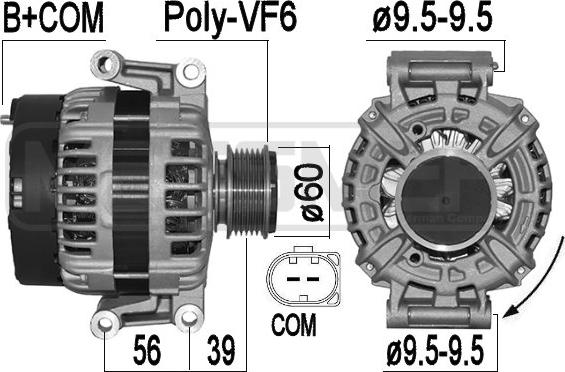 ERA 209568A - Alternatore www.autoricambit.com