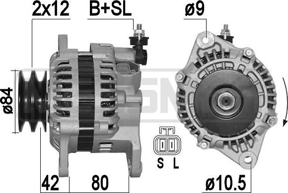 ERA 209507A - Alternatore www.autoricambit.com