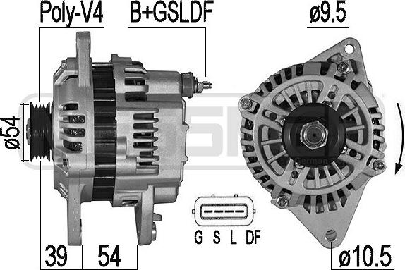 ERA 209514A - Alternatore www.autoricambit.com