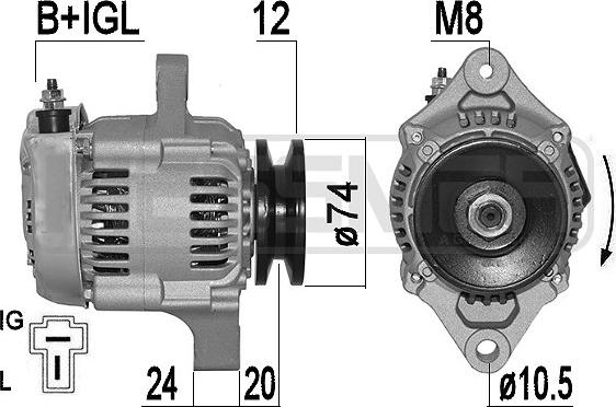 ERA 209513A - Alternatore www.autoricambit.com