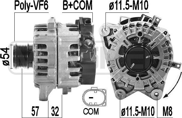 ERA 209584 - Alternatore www.autoricambit.com