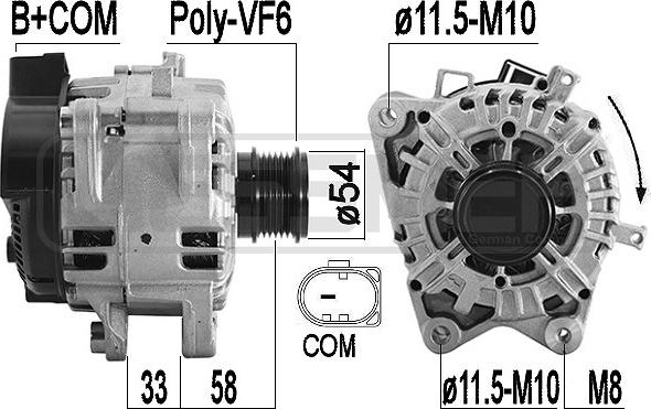 ERA 209588 - Alternatore www.autoricambit.com