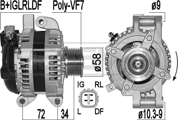 ERA 209534A - Alternatore www.autoricambit.com