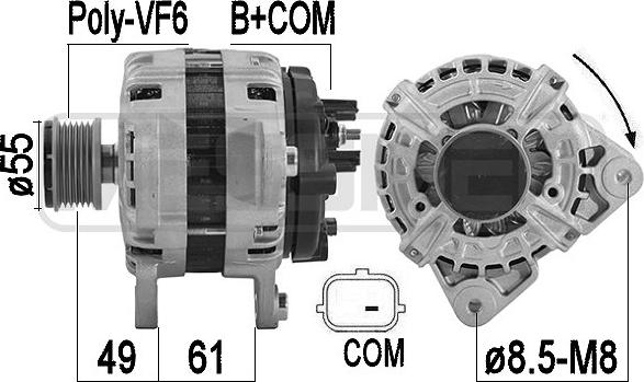 ERA 209537A - Alternatore www.autoricambit.com