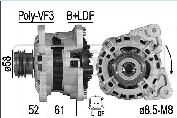 ERA 209522A - Alternatore www.autoricambit.com