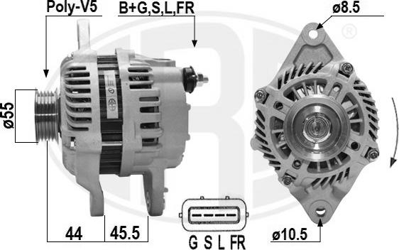 ERA 209644A - Alternatore www.autoricambit.com