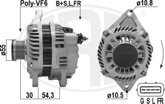 ERA 209640A - Alternatore www.autoricambit.com