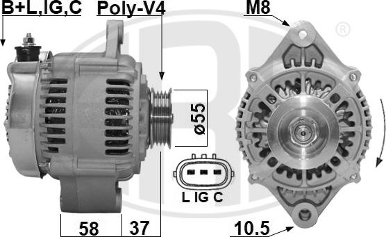 ERA 209666A - Alternatore www.autoricambit.com