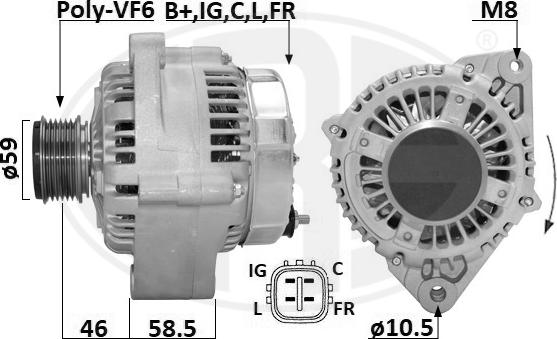 ERA 209660A - Alternatore www.autoricambit.com