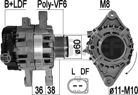 ERA 209606 - Alternatore www.autoricambit.com