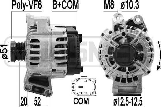 ERA 209601 - Alternatore www.autoricambit.com