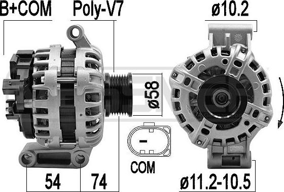 ERA 209603 - Alternatore www.autoricambit.com