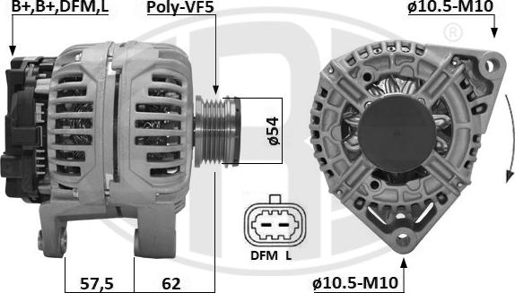 ERA 209672A - Alternatore www.autoricambit.com