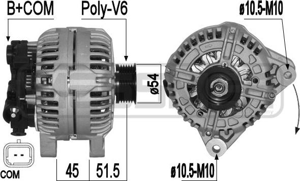 ERA 209099A - Alternatore www.autoricambit.com