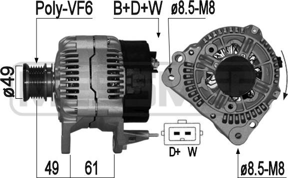 ERA 209095A - Alternatore www.autoricambit.com