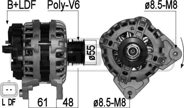 ERA 209056A - Alternatore www.autoricambit.com