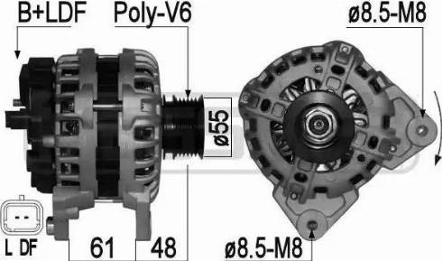 ERA 209056 - Alternatore www.autoricambit.com