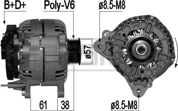 ERA 209065A - Alternatore www.autoricambit.com