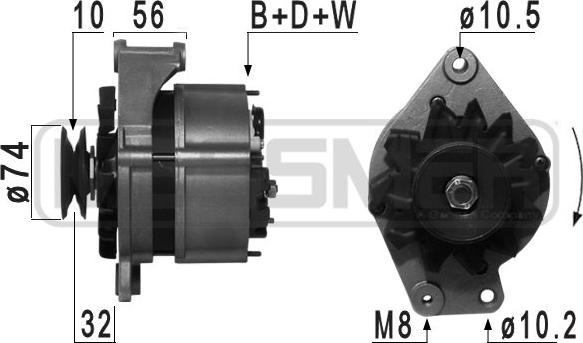 ERA 209007R - Alternatore www.autoricambit.com