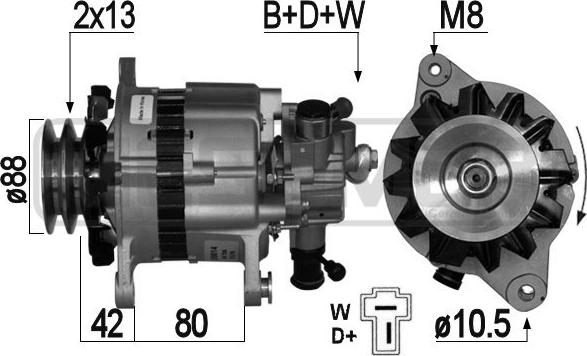 ERA 209014 - Alternatore www.autoricambit.com