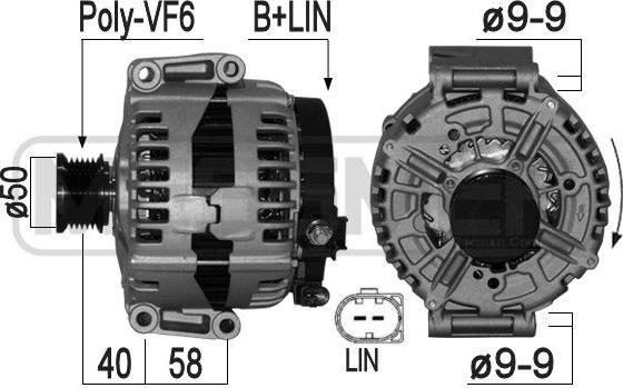 ERA 209080 - Alternatore www.autoricambit.com