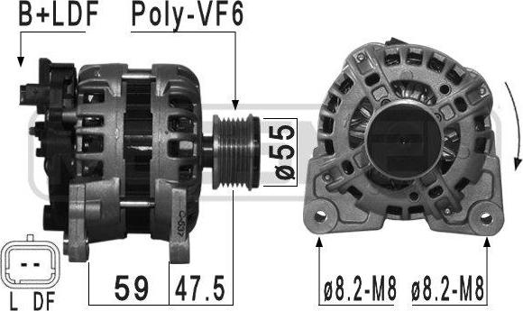 ERA 209035A - Alternatore www.autoricambit.com