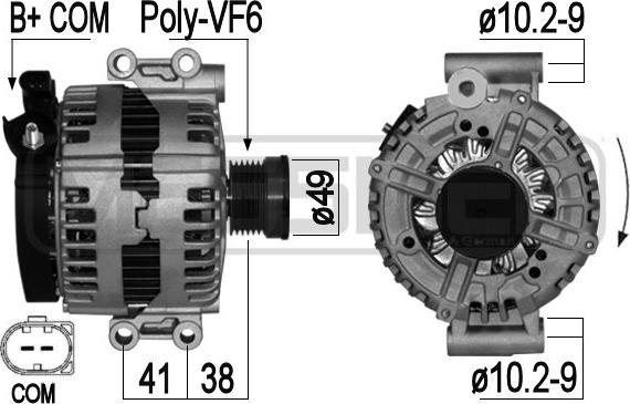 ERA 209038 - Alternatore www.autoricambit.com