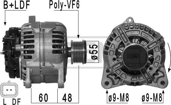 ERA 209028 - Alternatore www.autoricambit.com