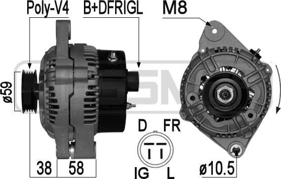 ERA 209076A - Alternatore www.autoricambit.com