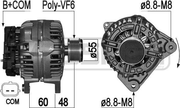 ERA 209071 - Alternatore www.autoricambit.com