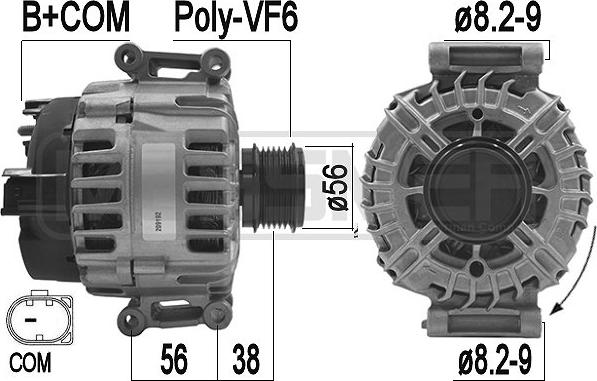 ERA 209192 - Alternatore www.autoricambit.com